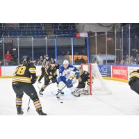 Syracuse Crunch forward Jesse Ylonen vs. the Providence Bruins