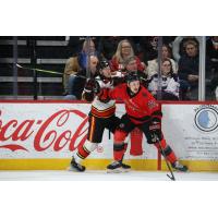 Chas Sharpe of the Cincinnati Cyclones (right)