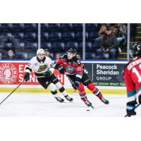 Rowan Guest of the Kelowna Rockets (right)