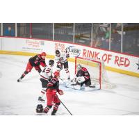 Allen Americans battle the Rapid City Rush